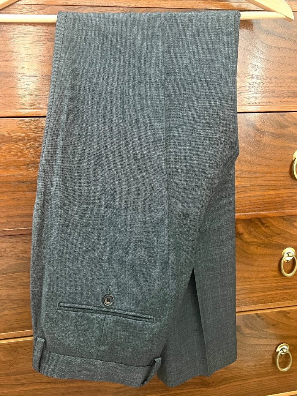 J.Crew Thompson Mens Dress Pants 30x32 Charcoal